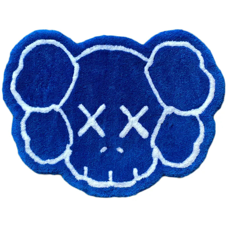 Skull Rug | Blue