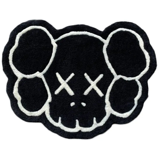 Skull Rug | Black/White