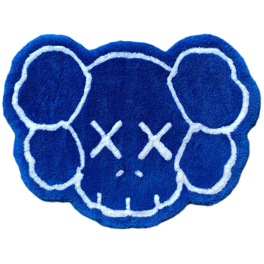 Skull Rug | Blue